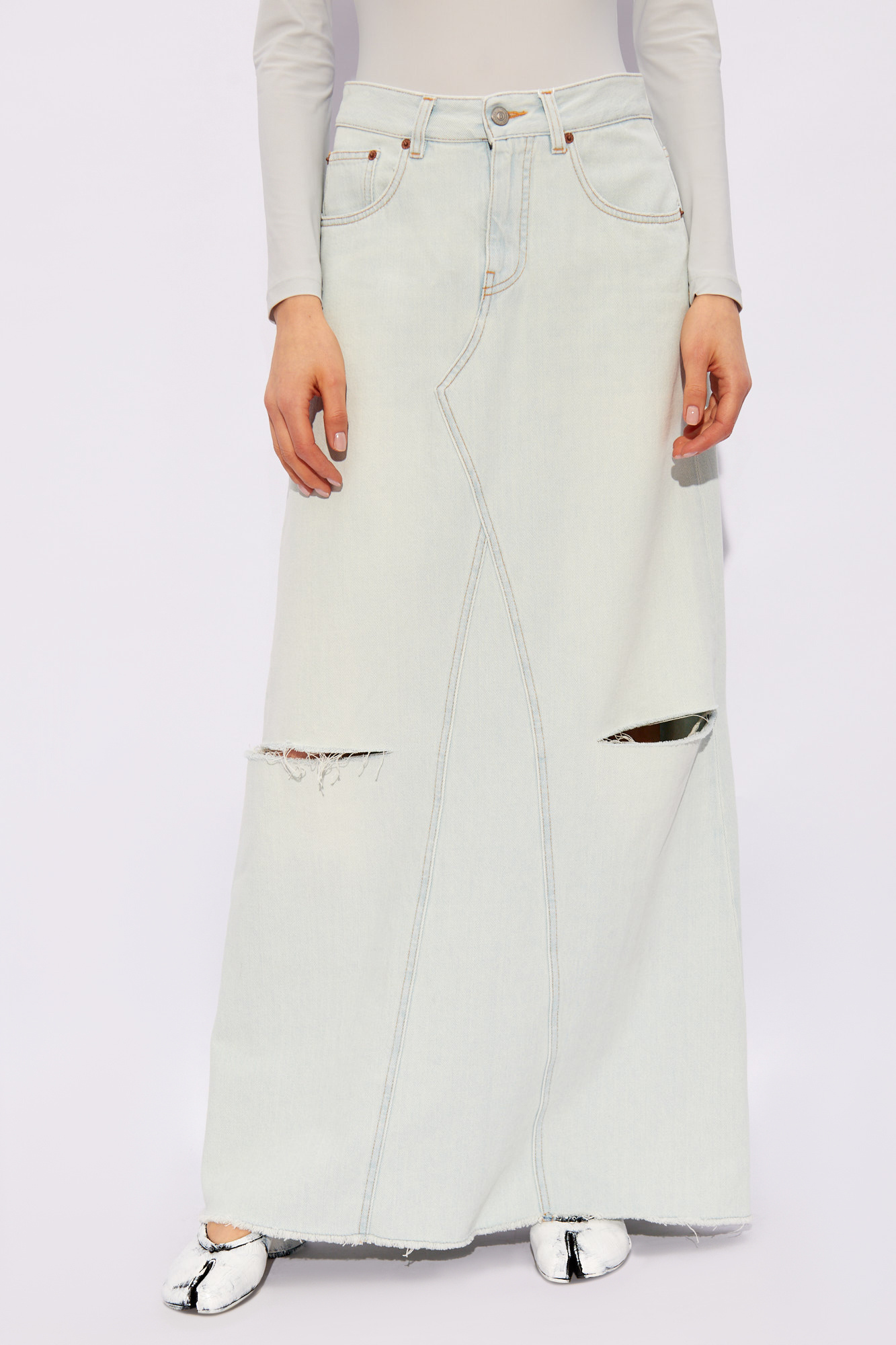 Light blue Denim skirt MM6 Maison Margiela - GenesinlifeShops